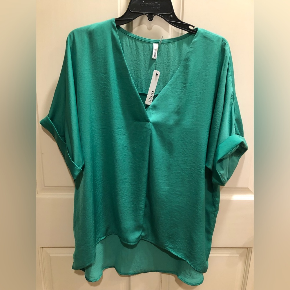Green Glam Blouse